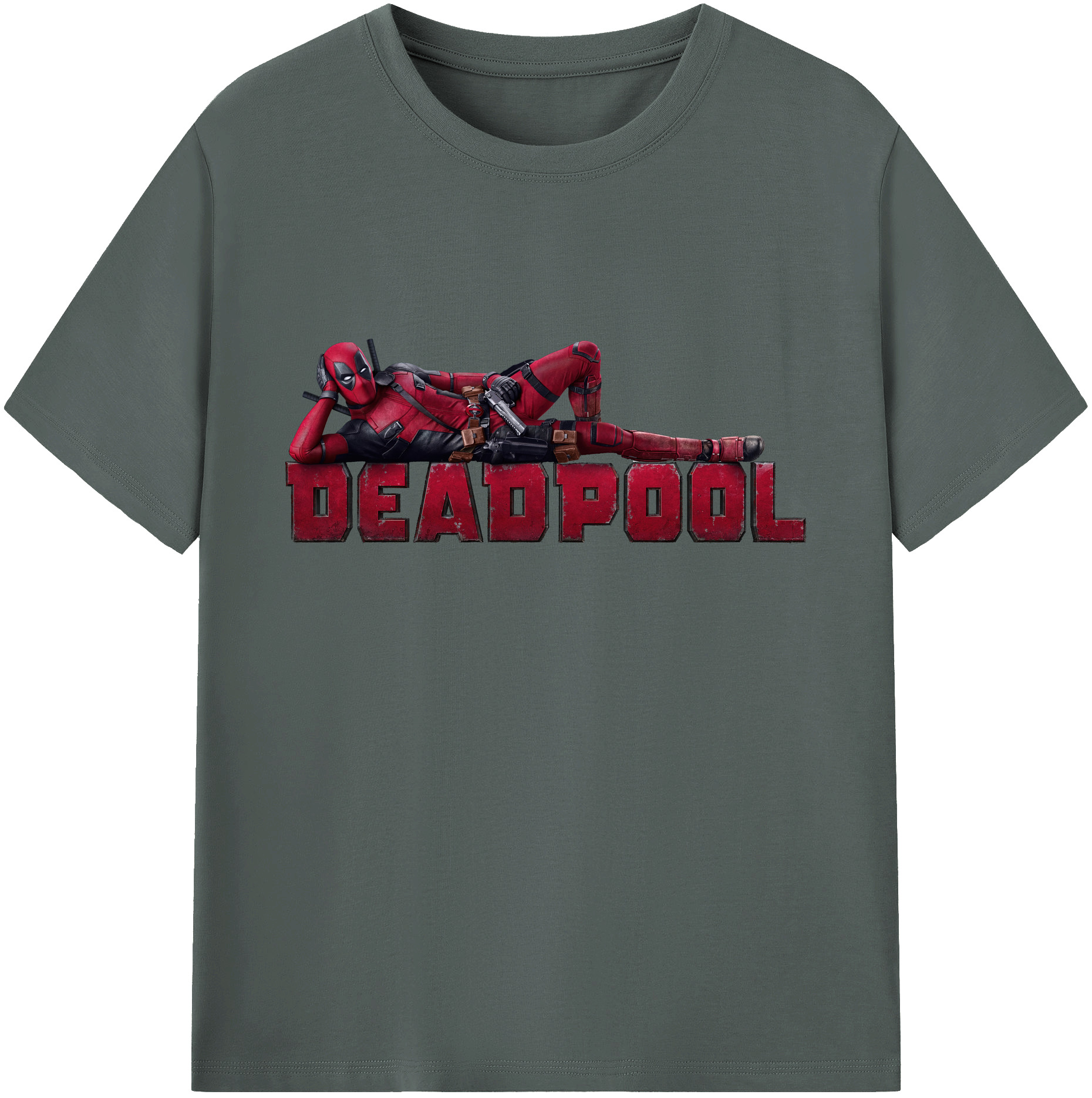 （画像用） Deadpool デッドプール 綿100％ メンズ半袖Tシャツ｜肌触りやわらか＆通気性